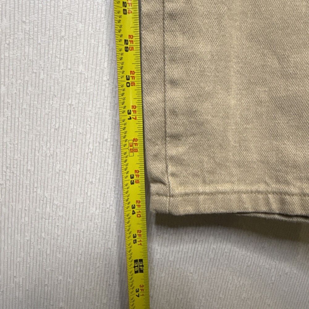 Wrangler Cowboy Cut Jeans Mens 36x34 Tan 936TAN Western Slim Fit Heavyweight Den - Picture 13 of 13
